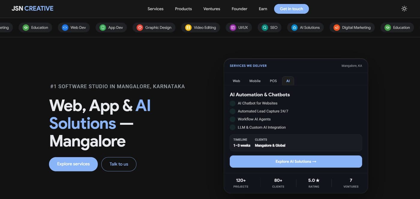 JSN Creative website